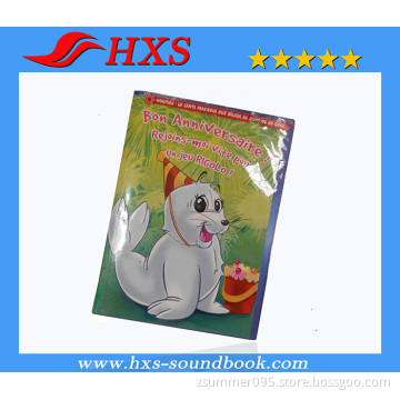 High Quality Custom Song Music Greeting Card for Festivals